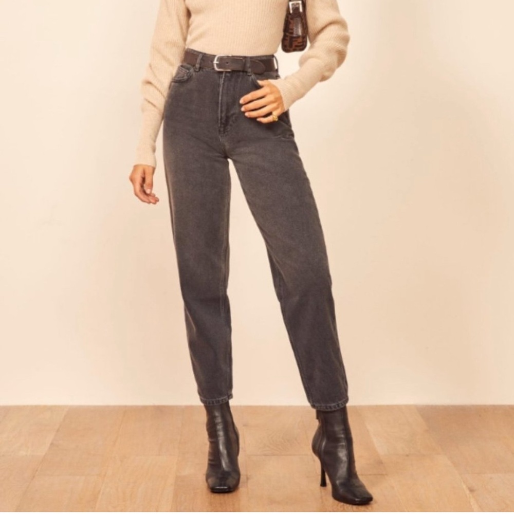 Reformation Kris High Rise Jeans Size 25 Grey